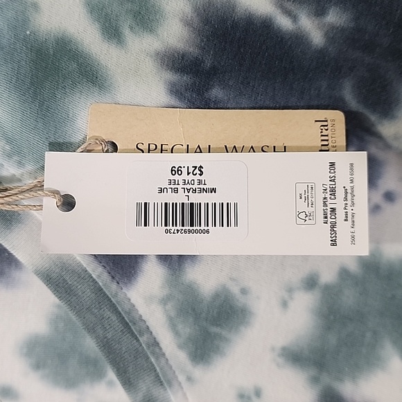 Natural reflection tiedye top size L - Picture 5 of 7